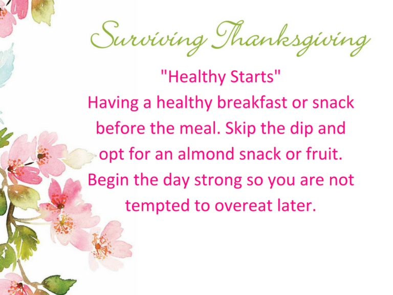 healthy Thanksgiving tips for emotional eaters