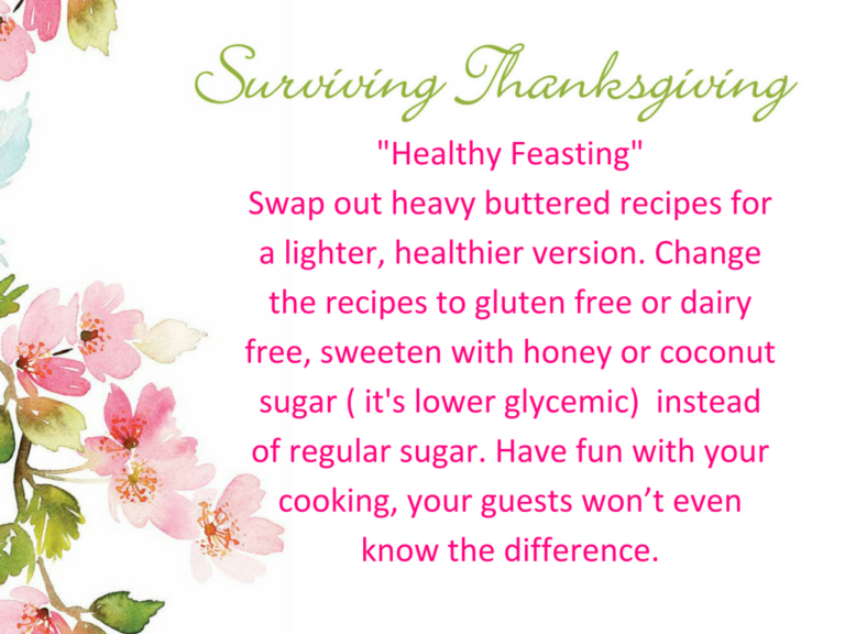 Thanksgiving can be a difficult time for Emotional Eaters. This year we have put together a road map for our Blissfully Healthy Community on how to survive Thanksgiving without feeling guilty or shameful!
