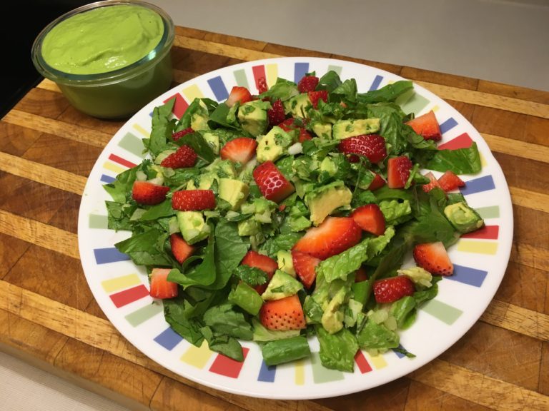 Strawberry Avocado Chop Salad